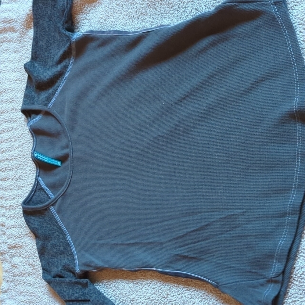 Kuhl Boho Long Sleeve Top Women's XS Gray Underlayer Thermal Outdoors